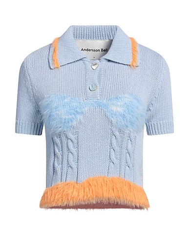 ANDERSSON BELL Sweater Sky blue 100% Cotton, Nylon