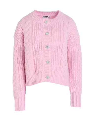 ONLY Cardigan Pink 50% Polyester, 50% Recycled polyester
