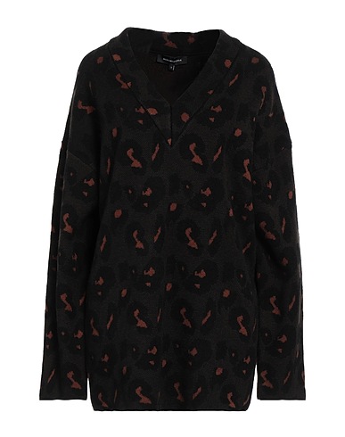 BCBGMAXAZRIA Jumper Dark brown 45% Acrylic, 30% Wool, 25% Nylon