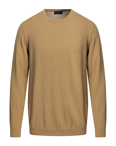 ROBERTO COLLINA Pullover Cammello 70% Cotone, 30% Poliammide