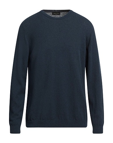 ROBERTO COLLINA Pullover Blu navy 70% Cotone, 30% Poliammide