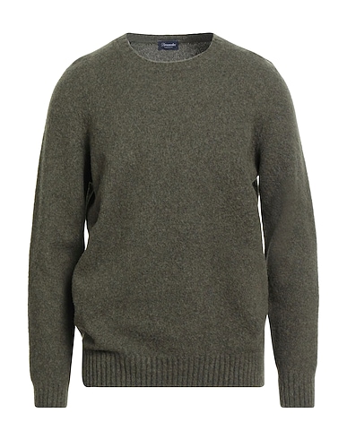 DRUMOHR Sweater Military green 100% Lambswool