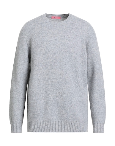 DRUMOHR Pullover Hellgrau 100% Lammwolle