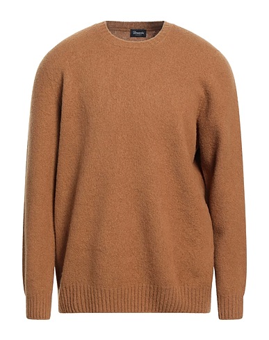 DRUMOHR Pullover Cammello 100% Lana d'agnello