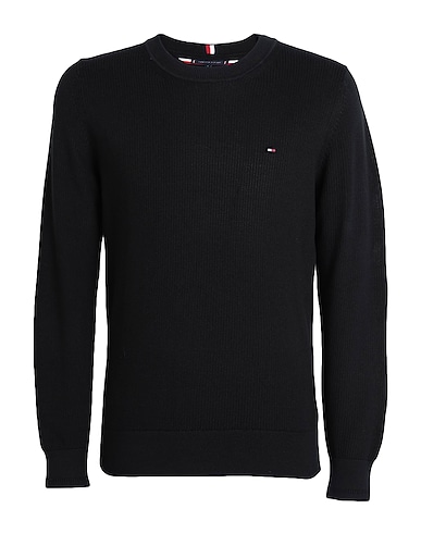 TOMMY HILFIGER Sweater Black 100% Cotton