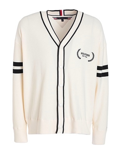 TOMMY HILFIGER Cardigan Cream 100% Cotton
