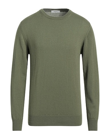 ALPHA STUDIO Cashmere jumper Military green 100% Cashmere