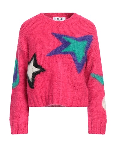 MSGM Sweater Fuchsia 40% Acrylic, 30% Polyamide, 30% Mohair wool