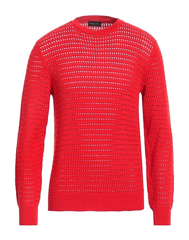 ROBERTO COLLINA Jumper ROSSO 100% Cotton