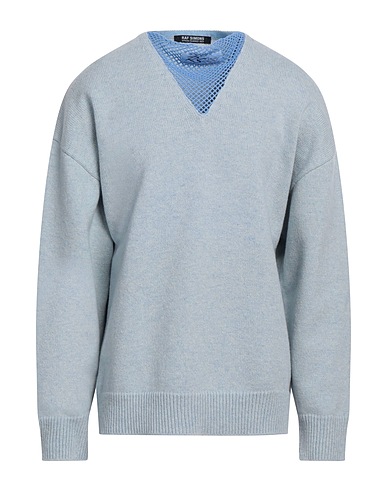 RAF SIMONS Sweater Azure 100% Virgin Wool