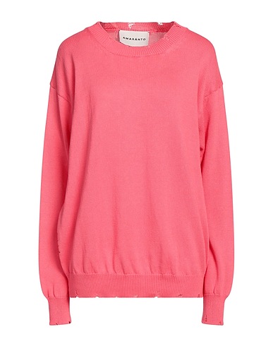 AMARANTO Pullover Rosa 100% Cotone