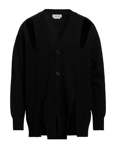 MCQUEEN Cardigan Black 100% Wool