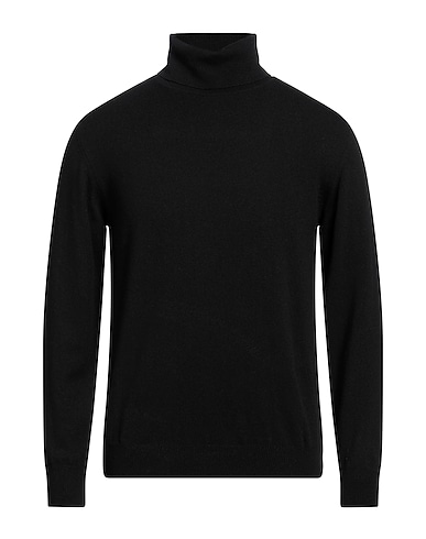 ALPHA STUDIO カシミヤニット ブラック カシミヤ 100%