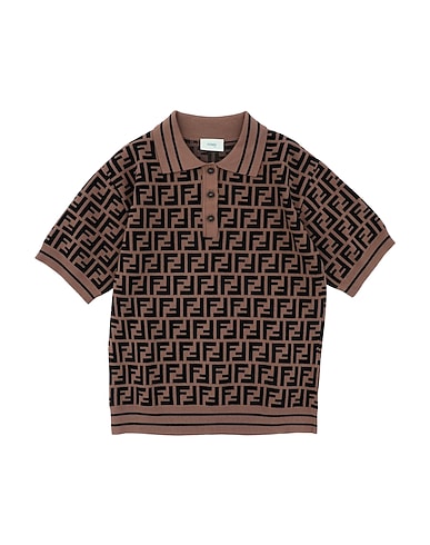 FENDI Jumper Khaki 67% Viscose, 33% Polyester