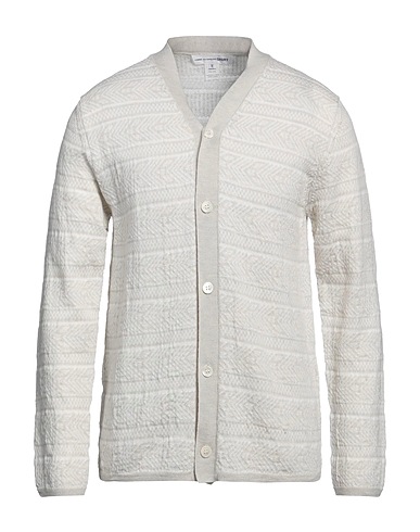 COMME des GARÇONS SHIRT Cardigan Grigio chiaro 100% Lana