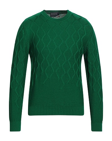 NEILL KATTER Sweater Green 75% Polyacrylic, 10% Wool, 10% Viscose, 5% Alpaca wool