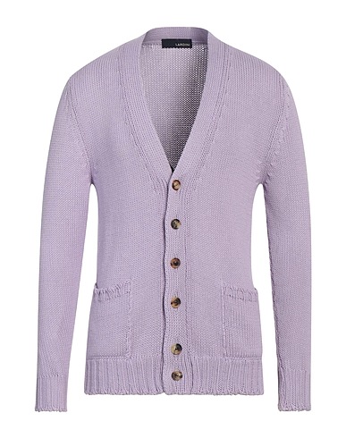 LARDINI Cardigan Lilac 100% Cotton