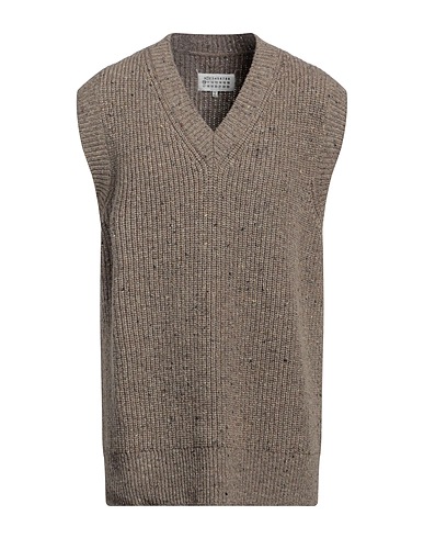 MAISON MARGIELA ニットベスト グレー ウール 68% / カシミヤ 29% / ナイロン 3%