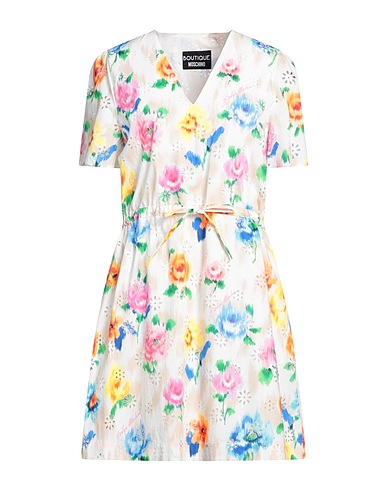 BOUTIQUE MOSCHINO Short dress White 100% Cotton