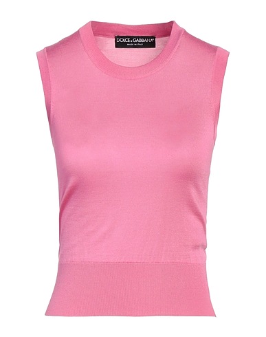 DOLCE&GABBANA Jumper Pink 100% Silk