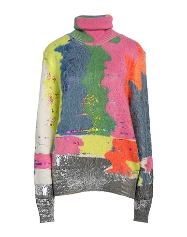 DOLCE&GABBANA Turtleneck Pink 66% Mohair wool, 29% Polyamide, 5% Wool