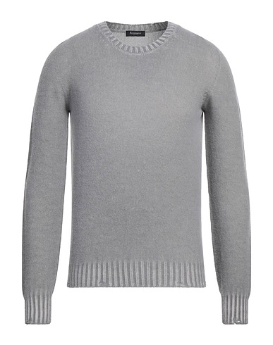 AROVESCIO Jumper Light grey 90% Merino Wool, 10% Cashmere