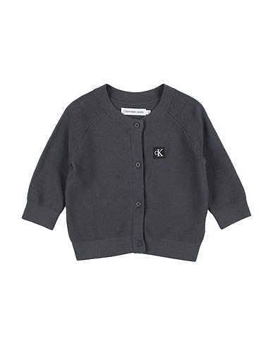 CALVIN KLEIN JEANS Cardigan Lead 70% Cotton, 25% Polyester, 5% Cashmere
