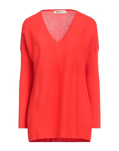 GENTRYPORTOFINO Jumper Tomato red 85% Cotton, 15% Cashmere