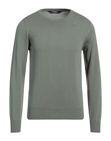 K-WAY Sweater Sage green 100% Cotton
