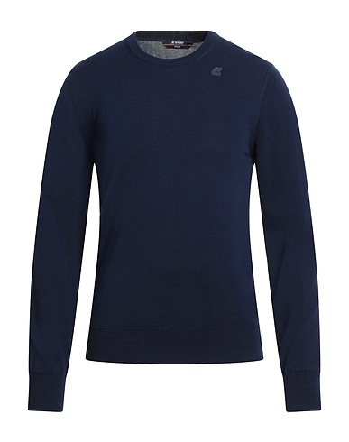 K-WAY Pullover Blu navy 100% Cotone