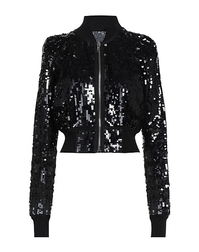RICK OWENS Cardigan Black 100% Polyamide, Cotton, Polyester