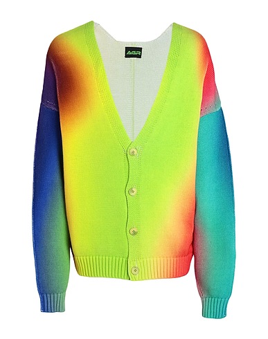 AGR Cardigan Lime green 100% Cotton