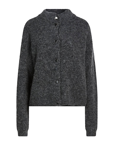 GESTUZ Cardigan Grey 32% Alpaca wool, 32% Wool, 30% Recycled polyester, 6% Elastane
