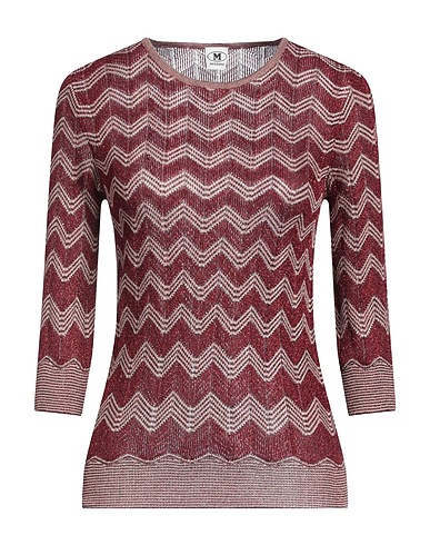 M MISSONI Jumper Brick red 63% Viscose, 24% Cupro, 13% Polyester