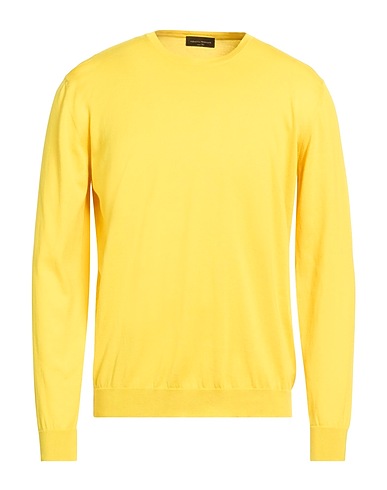 ROBERTO COLLINA Jumper GIALLO 100% Cotton