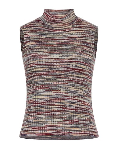 M MISSONI Sleeveless sweater Military green 67% Wool, 33% Viscose