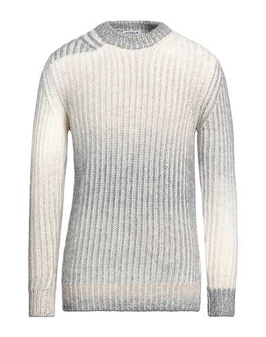 DONDUP Pullover Grigio 58% Lana, 38% Acrilico, 4% Lana di alpaca