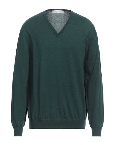 GRAN SASSO Jumper Dark green 100% Virgin Wool
