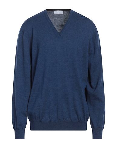 GRAN SASSO Jumper Navy blue 100% Virgin Wool