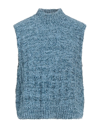 MAISON MARGIELA Polo neck Blue 65% Cotton, 23% Polyamide, 12% Viscose