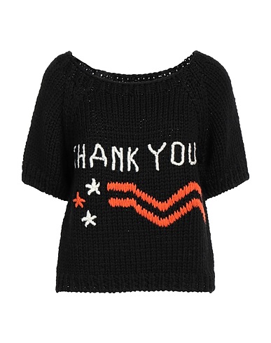 RAF SIMONS Pullover Nero 100% Lana