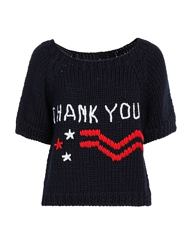 RAF SIMONS Sweater Midnight blue 100% Wool
