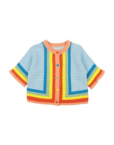 STELLA McCARTNEY KIDS Cardigan Sky blue 100% Cotton