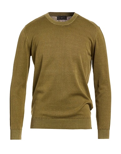 LIU •JO MAN Pullover Militärgrün 100% Baumwolle