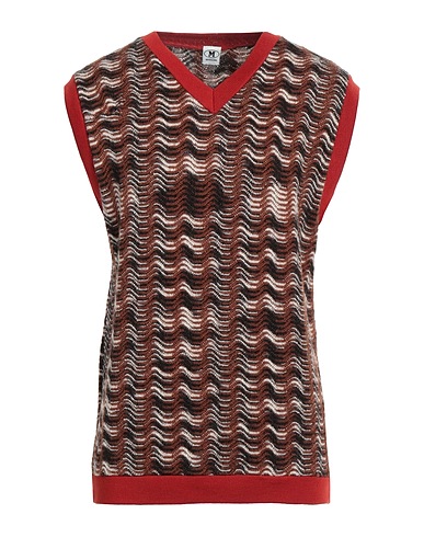 M MISSONI Jumper Brown 45% Silk, 40% Viscose, 12% Polyamide, 3% Elastane