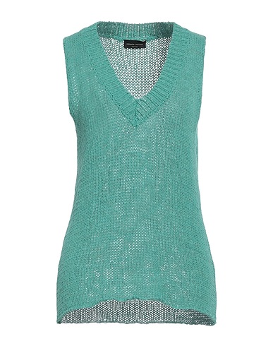 ROBERTO COLLINA Jumper Green 66% Cotton, 34% Polyamide
