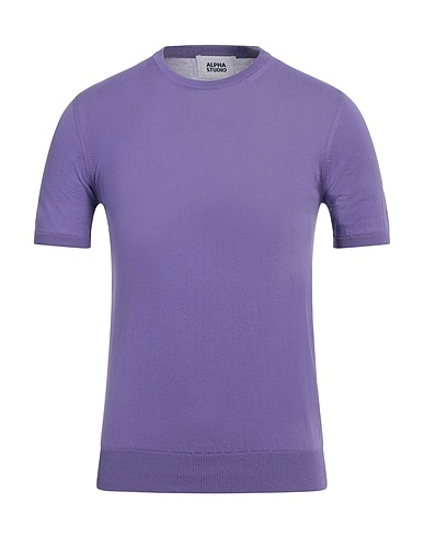 ALPHA STUDIO Jumper Mauve 100% Cotton