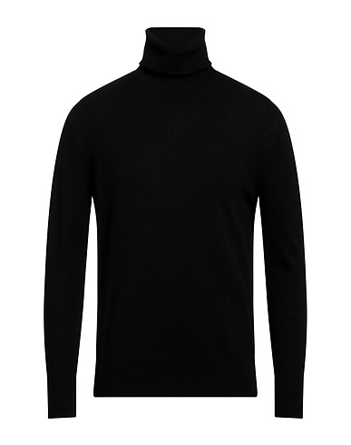 IRO Rollkragenpullover Schwarz 59% Merinowolle, 41% Nylon