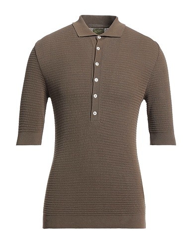 LARDINI Jumper VERDE MILITARE 100% Cotton