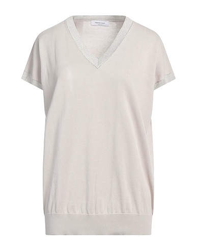FABIANA FILIPPI Sweater Beige 100% Cotton, Viscose, Polyester, Ecobrass